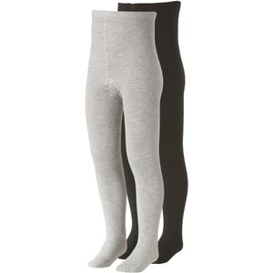 Cotton Prime Kousen  lichtgrijs / zwart