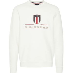 FQ1924 Sweatshirt 'William'  crème / blauw / goud / rood