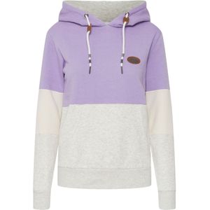 Oxmo Sweatshirt 'Kathrine'  lichtgrijs / lila