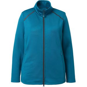 Ulla Popken Sweatvest  petrol / zwart