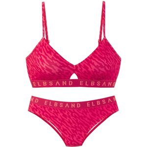 Bralette Bikini - Kreeft Gedessineerd - Met Baleintjes - Verwijderbare Softcups