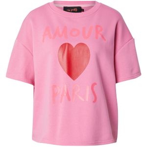 miss goodlife Sweatshirt 'Amour Paris'  rosa / rood