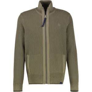 LERROS - Gebreid Vest - Olijfgroen