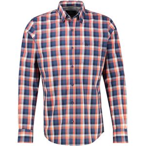 LERROS Overhemd  blauw / rood / zwart / wit