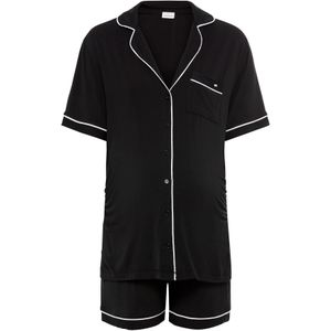 LASCANA Korte pyjama  zwart / wit