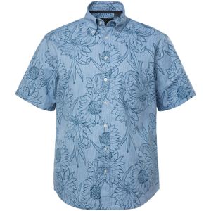 JP1880 Overhemd  blauw denim / donkerblauw