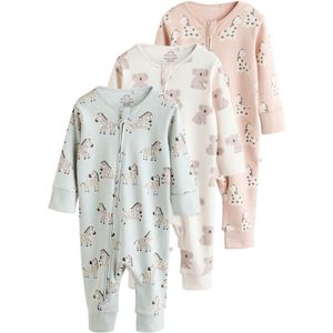 Next Nachtkledij  lichtbeige / mintgroen / pasteloranje / zwart