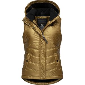 Ragwear Sportbodywarmer 'Hesty Bling'  goud
