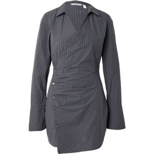 WEEKDAY Blousejurk  navy / donkergrijs / wit