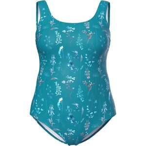 Ulla Popken Badpak  blauw / turquoise