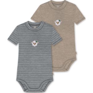 normani Rompertje/body 'Tihoi'  bruin / grijs