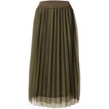 MORE & MORE Rok  olijfgroen