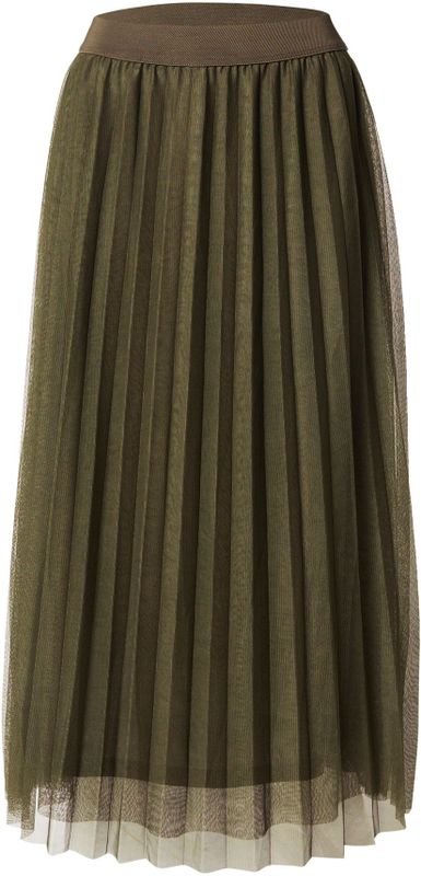 MORE & MORE Rok  olijfgroen