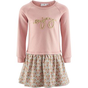 happy girls Jurk  karamel / goud / lichtgrijs / rosa