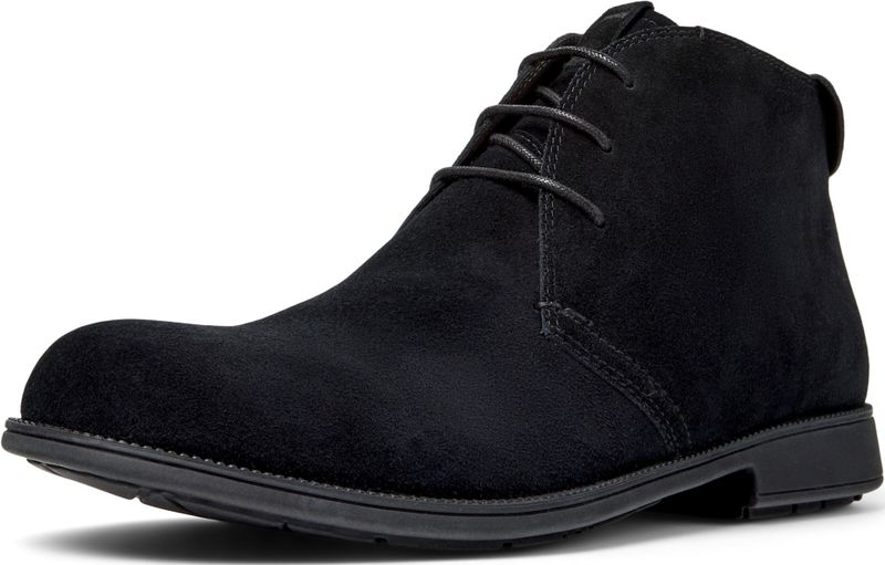 Camper - 1913 - Veterlaarzen - Zwart - Leer en Suède