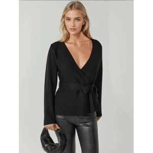 Hiccup Gebreid vest  zwart