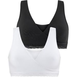 Bralette - Wit - Jersey - Zonder Beugels - Niet Gevoerd
