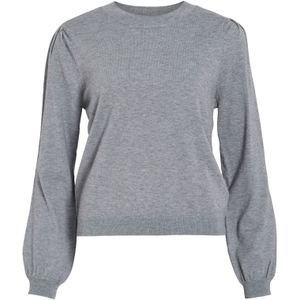 VILA Trui 'VIELLA'  grijs gemêleerd