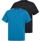 Shirt - Effen - Katoen - 2 Pack - V-hals - Kwartmouw