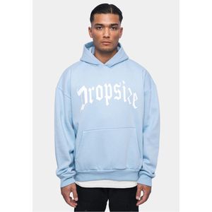 Dropsize Sweatshirt  lichtblauw / wit