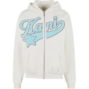 Karl Kani Sweatvest  lichtblauw / offwhite