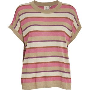 Peppercorn Top  sand / bruin / lila / lichtroze