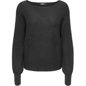 Onladaline - Gebreide Pullover - Boothals - Lange Mouwen - Regular Fit