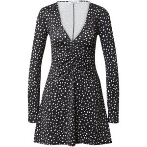 EDITED Jurk 'Mariele'  zwart / wit