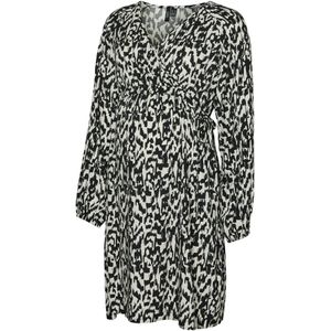 Vmmerika - Zwangerschapsjurk - V-Hals - Lange Mouwen - Knielengte - Regular Fit