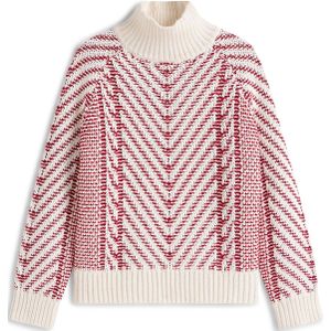 TOMMY HILFIGER Trui  beige / bloedrood