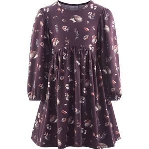 happy girls Jurk  kastanjebruin / aubergine / zwart / wit