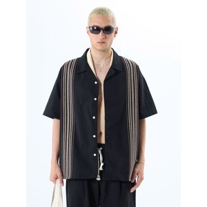 VAMOS CLO Overhemd  geel / zwart / wit