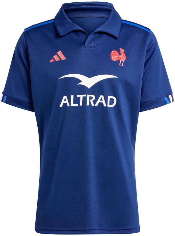 ADIDAS PERFORMANCE Tricot 'France'  donkerblauw / lichtrood / wit