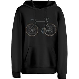 Cotton Prime Sweatshirt 'Bike - Fahrrad'  grijs / oranje / zwart