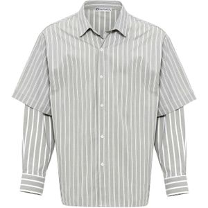 Dandalo Overhemd  kaki / wit