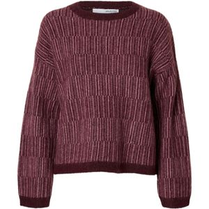 SELECTED Trui 'SLFAlva'  bessen / pastellila