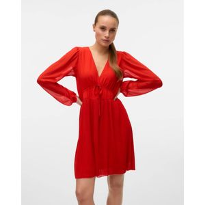 VERO MODA Jurk 'VMLOUISA'  oranjerood