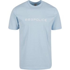 883Police Shirt 'Ockleton'  lichtblauw / wit