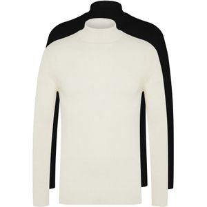Trendyol Trui  ecru / zwart