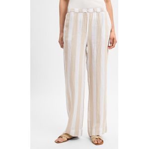 Ipuri Bandplooibroek  beige / wit
