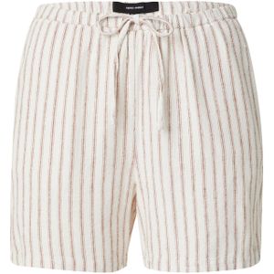 VERO MODA Broek 'VMLOLA'  crème / rood