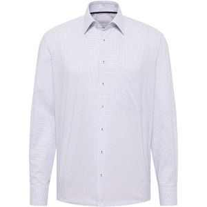 Eterna - Overhemd - Rookblauw - Comfort fit - NON IRON - Lange Mouwen