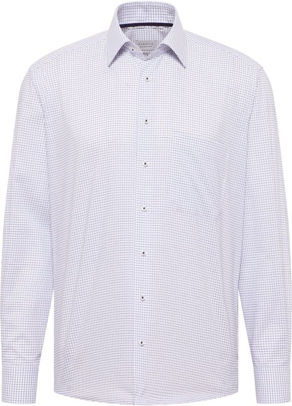 Eterna - Overhemd - Rookblauw - Comfort fit - NON IRON - Lange Mouwen