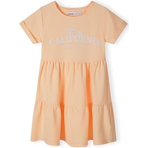 MINOTI Jurk  abrikoos / wit