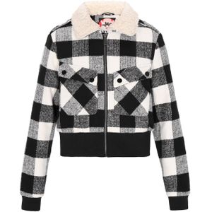 myMo ROCKS Tussenjas  grijs / zwart / offwhite