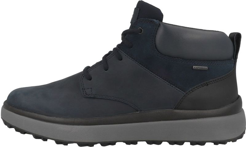 Boots - Color-Blocking - Imitatieleer en Glad Leer - Ronde Neus