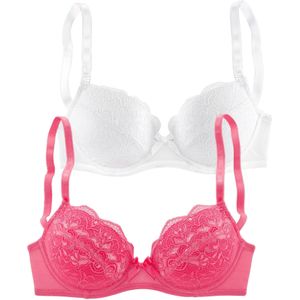 Balconette BH - Pink - Microtouch - Licht Gewatteerd