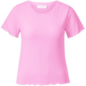 Rich & Royal - Shirt - Pink - Kwartmouw - Normale Pasvorm