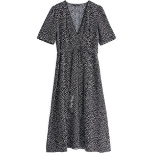 Tommy Jeans Jurk  rood / zwart / wit