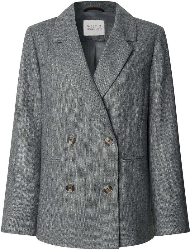 Pepe Jeans - PL4024351 - Blazer - Grijs - Polyester